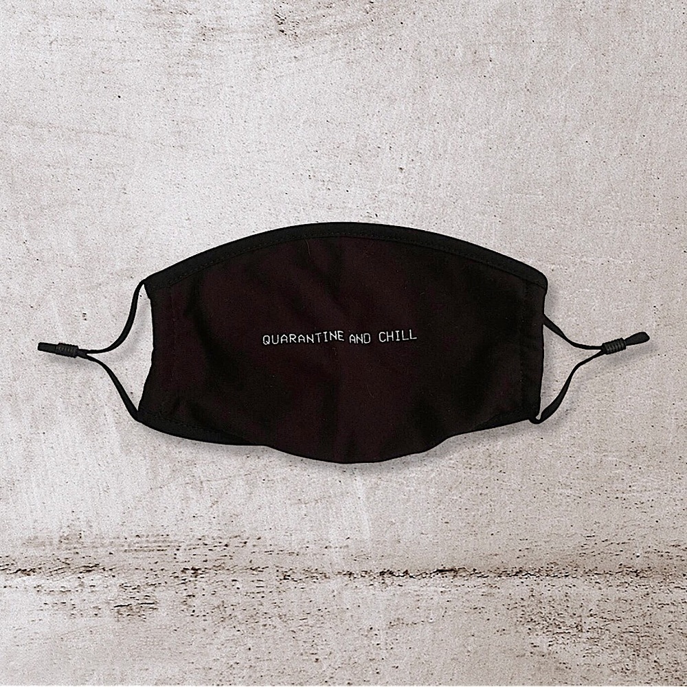 Lonely ghost face mask
